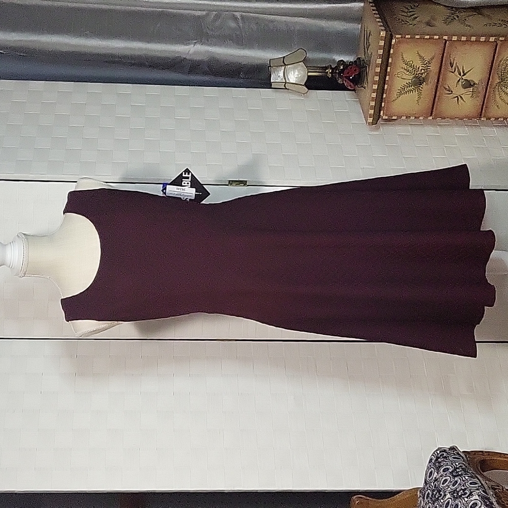 R&M Richards (NWT) Size 6- Women's  Wine Sleeveless Dress